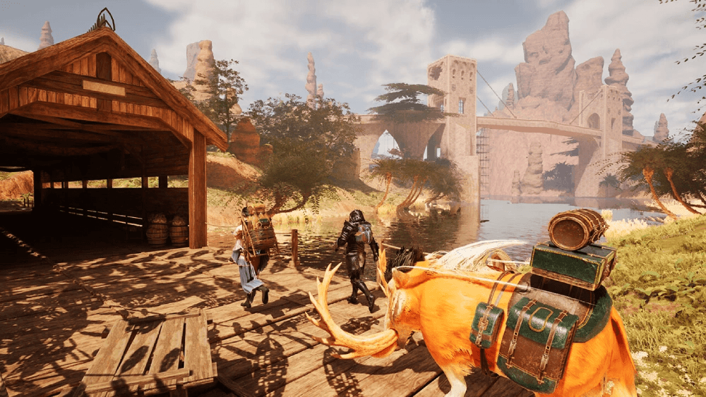 Explore the vast region of Aurai at your own pace.